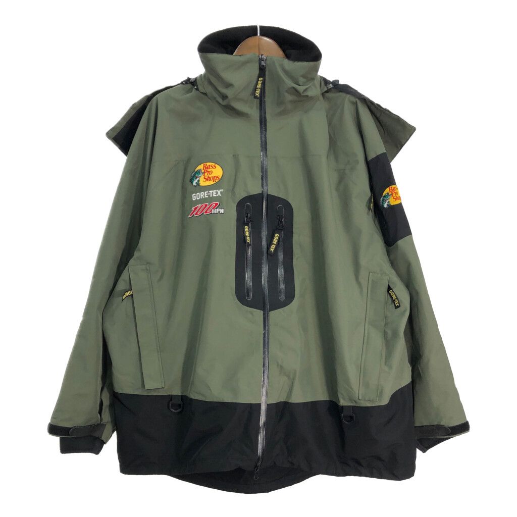 Bass Pro Shops バスプロショップ GORE-TEX ジャケット アウトドア 大きいサイズ オリーブ (メンズ 2XL) 中古 古着  S4937 - メルカリ