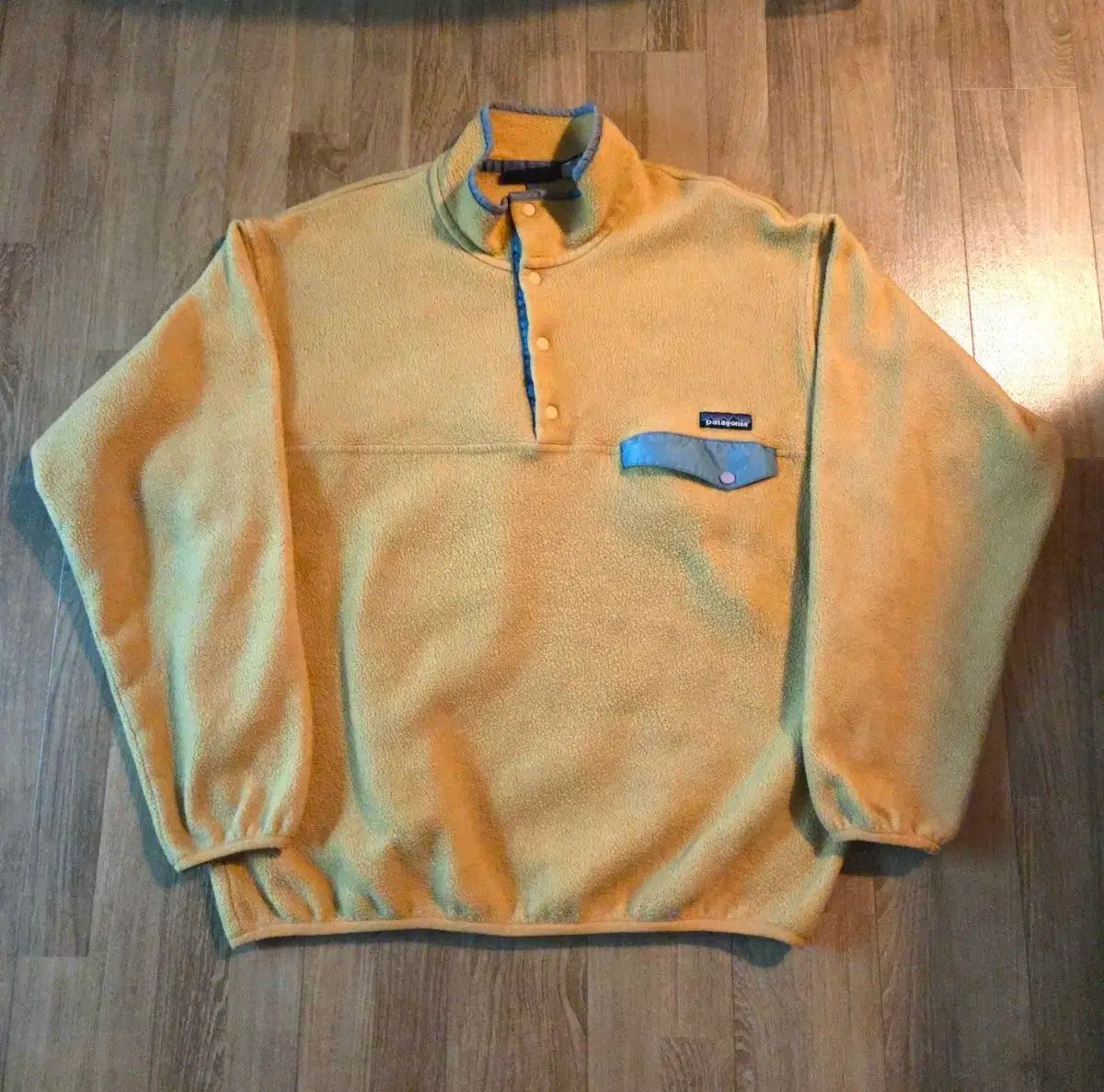 L Usa patagonia パタゴニア シンチラ イエロー|グレー 90s