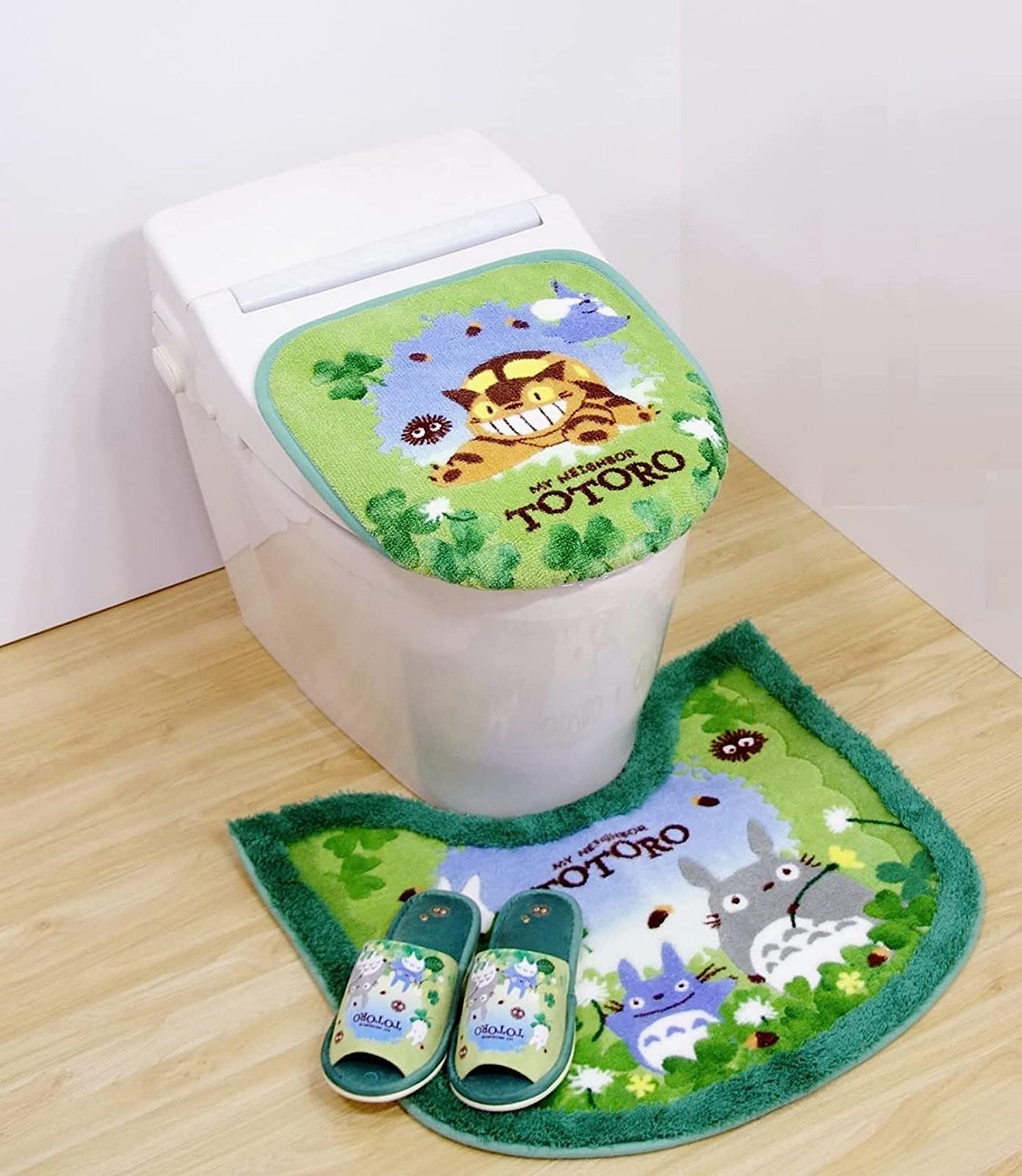 洗浄兼用ふたカバー トイレマット