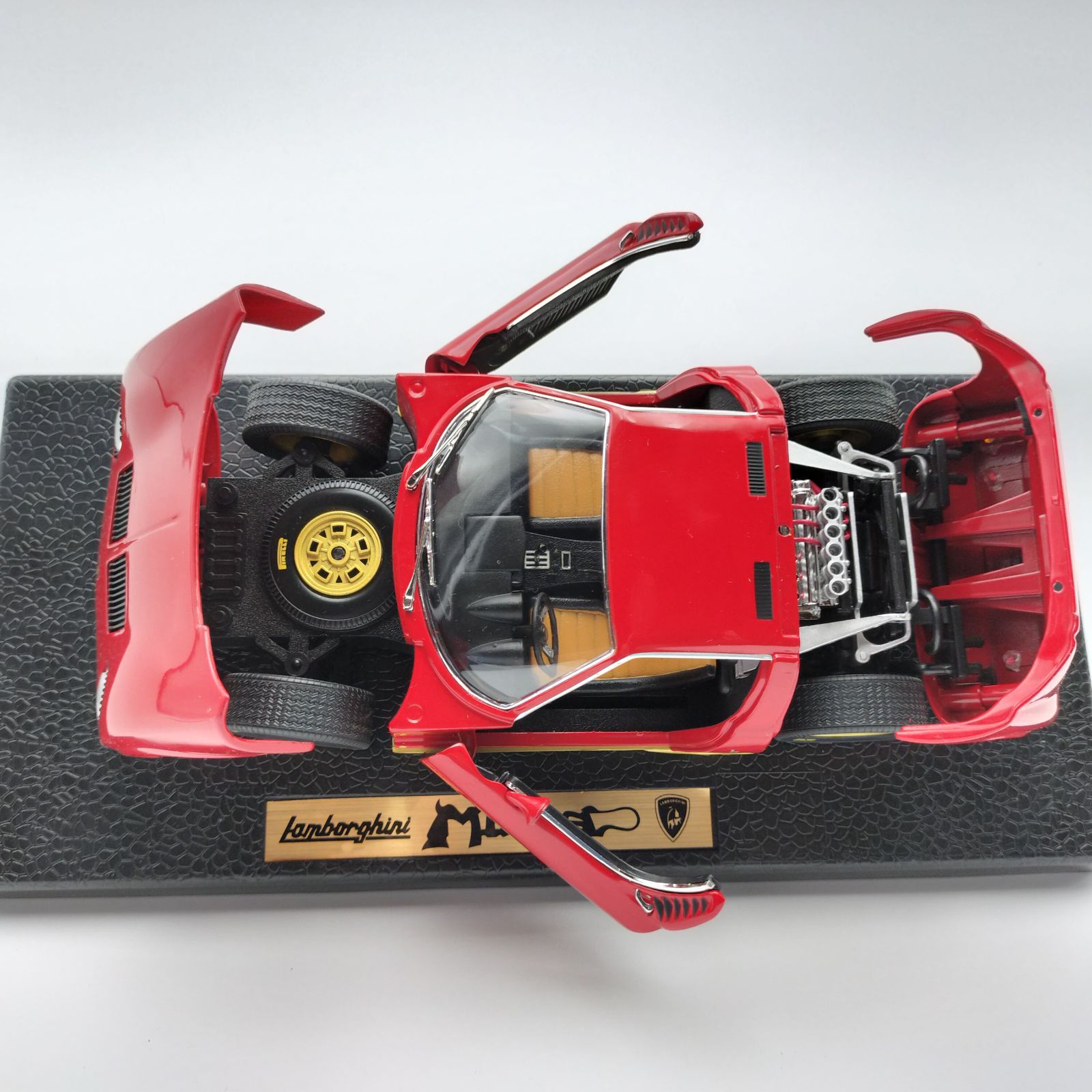 アンソン】 ランボルギーニ ミウラ SV レッド 1/18 ダイキャスト