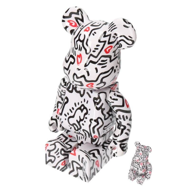 ベアブリック キースヘリング 400% 100% Keith Haring #8 100% & 400% Be@rbrick by Medicom Toy