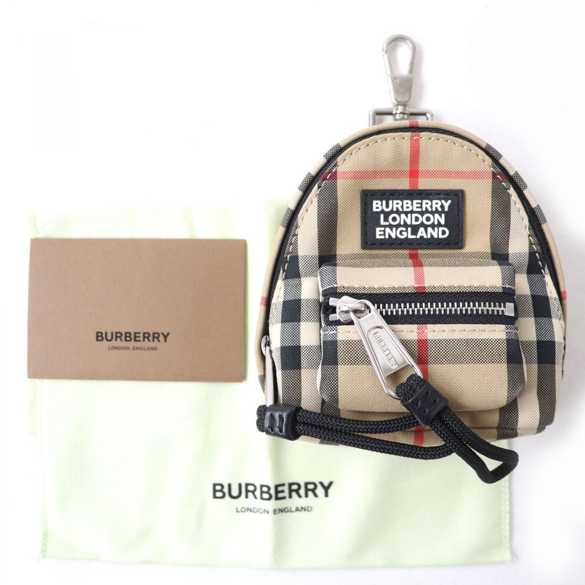BURBERRY バックパックチャーム 8031061 ヴィンテージチェック - 財布