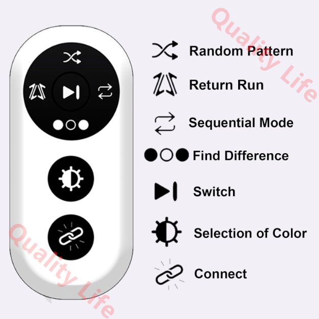 機敏な反応速度トレーニング機器、リモコン付き、USB LED