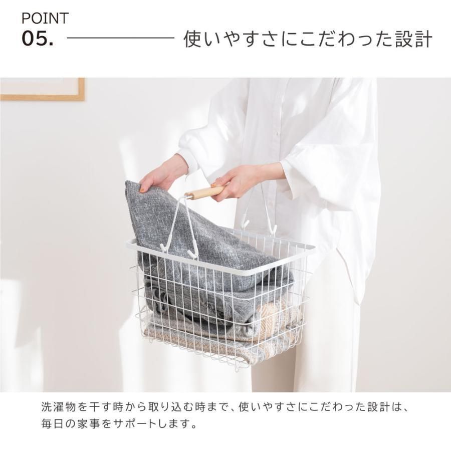 ランドリーバスケット キャスター付き