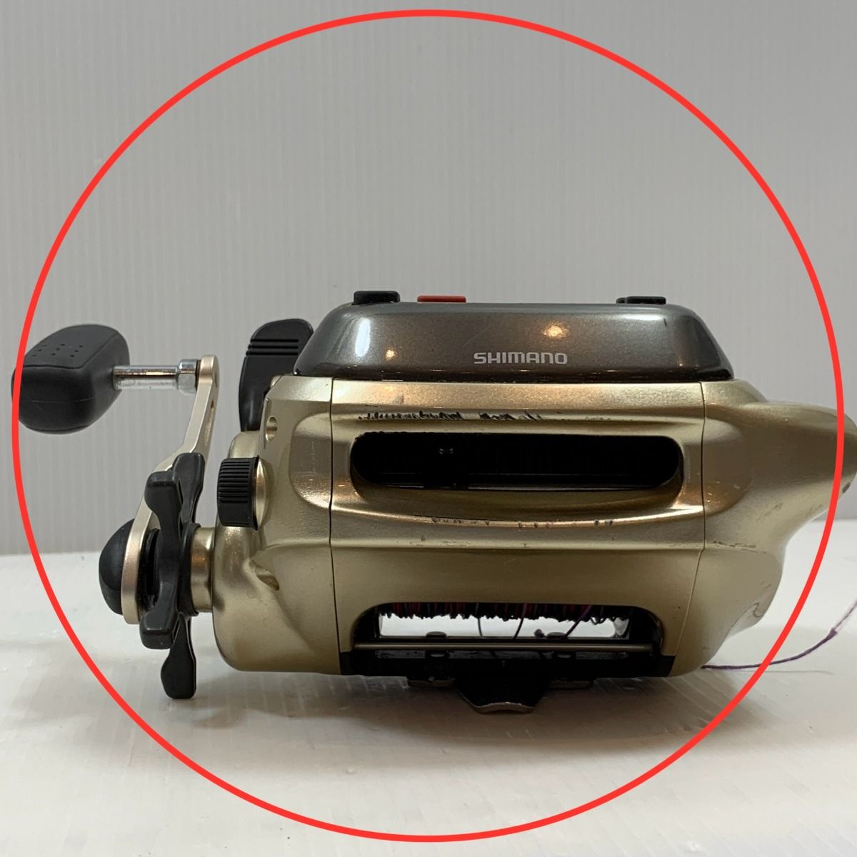 ττSHIMANO シマノ 電動リール 電動丸4000HP ケーブル付 RG154 - メルカリ