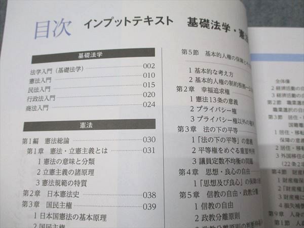 資格スクエア 行政書士 森T 合格講座 オリジナルインプットテキスト 基礎法学・憲法 状態良い 2023 014m4D 2023資格スクエア行政書士一式 森T短期集中合格講座テキスト