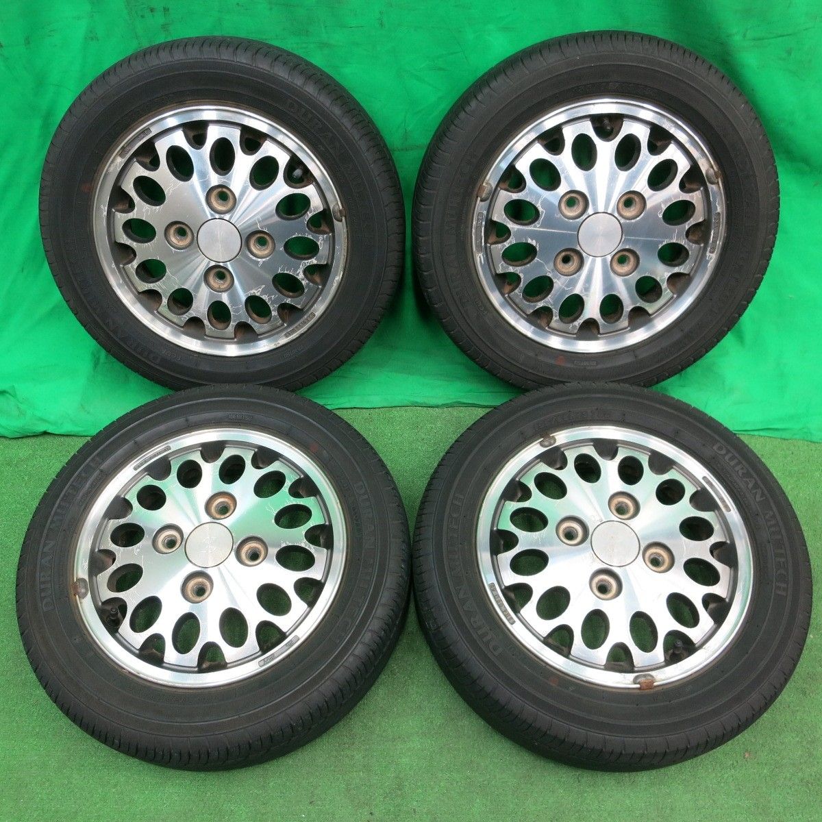 送料無料* 4本価格☆旧車 スズキ CR22S アルト ワークス 純正 155 