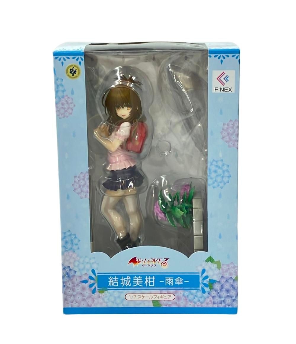 美品 フィギュア ToLOVEる ダークネス 結城美柑 雨傘 1/7 フリュー 