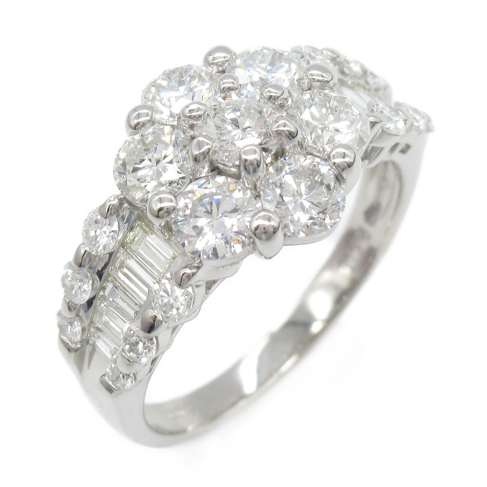 ジュエリー JEWELRY リング 指輪 ダイヤモンド リング ﾀﾞｲﾔ 6.3g 12 Pt900プラチナ ダイヤモンド リング レディース Used A