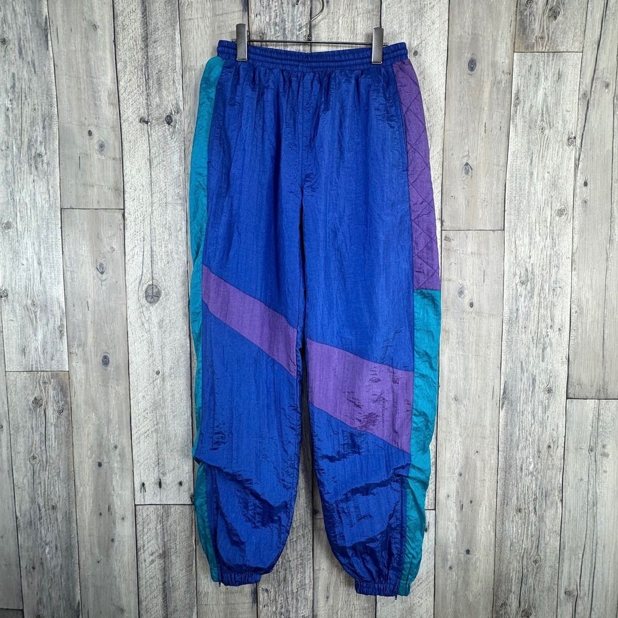 OLD unknown 90s ユーロ ヴィンテージ 裏地付き ジャージ パンツ メンズ M