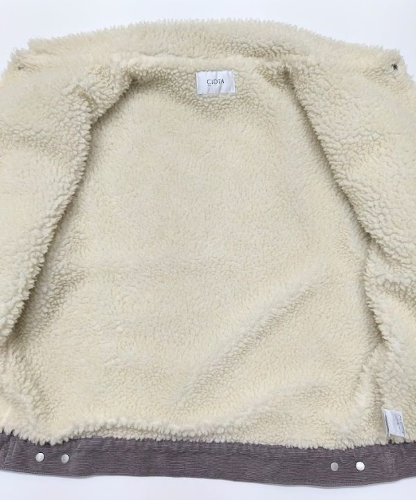 ✨極美品✨CIOTA コーデュロイボアライナージャケット サイズ5 ✨極美品✨CIOTA コーデュロイボアライナージャケット サイズ5