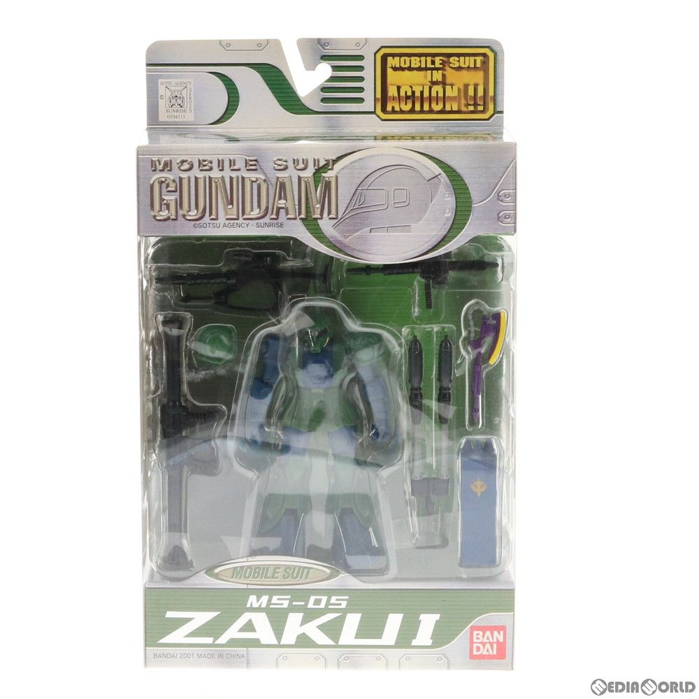 MS IN ACTION!!(モビルスーツ・イン・アクション) MS-05B 旧ザク 機動戦士ガンダム 完成品 可動フィギュア バンダイ