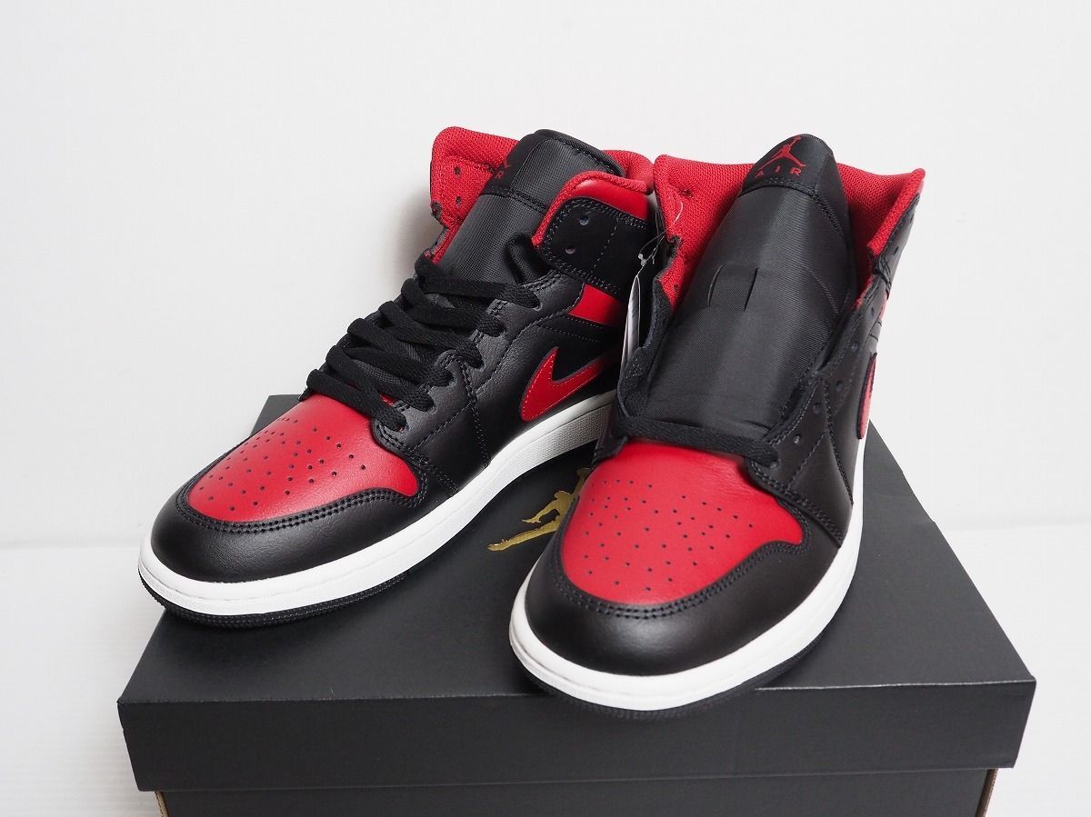 新品 未使用2025年 NIKE ナイキ AIR JORDAN 1 MID Bred DQ8426