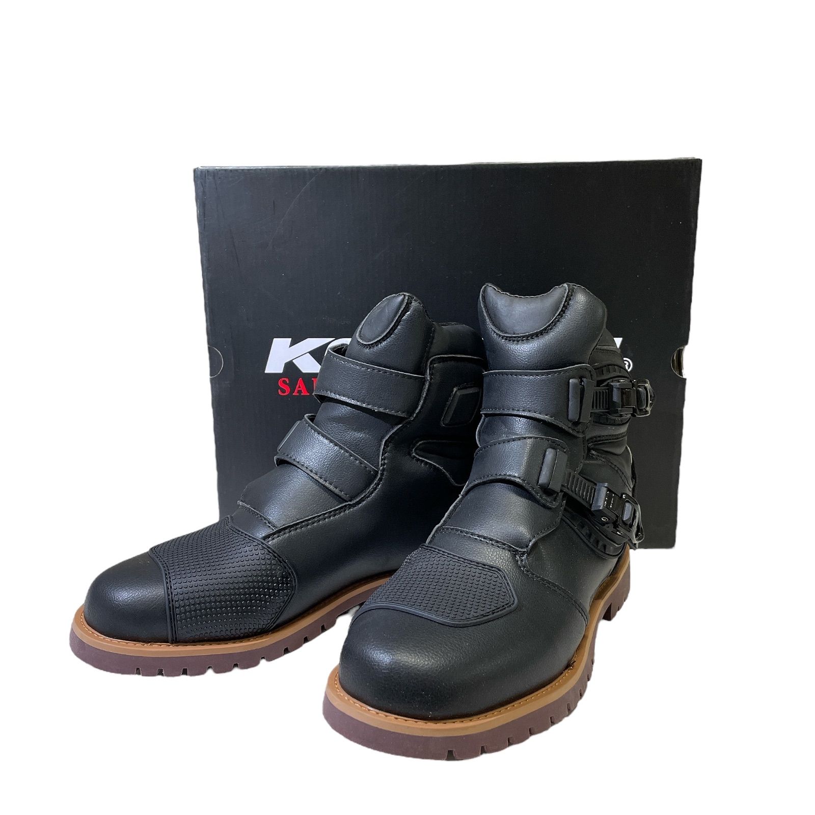 WJ8 【未使用】KOMINE BK-097 WP アドベンチャーショートブーツ
