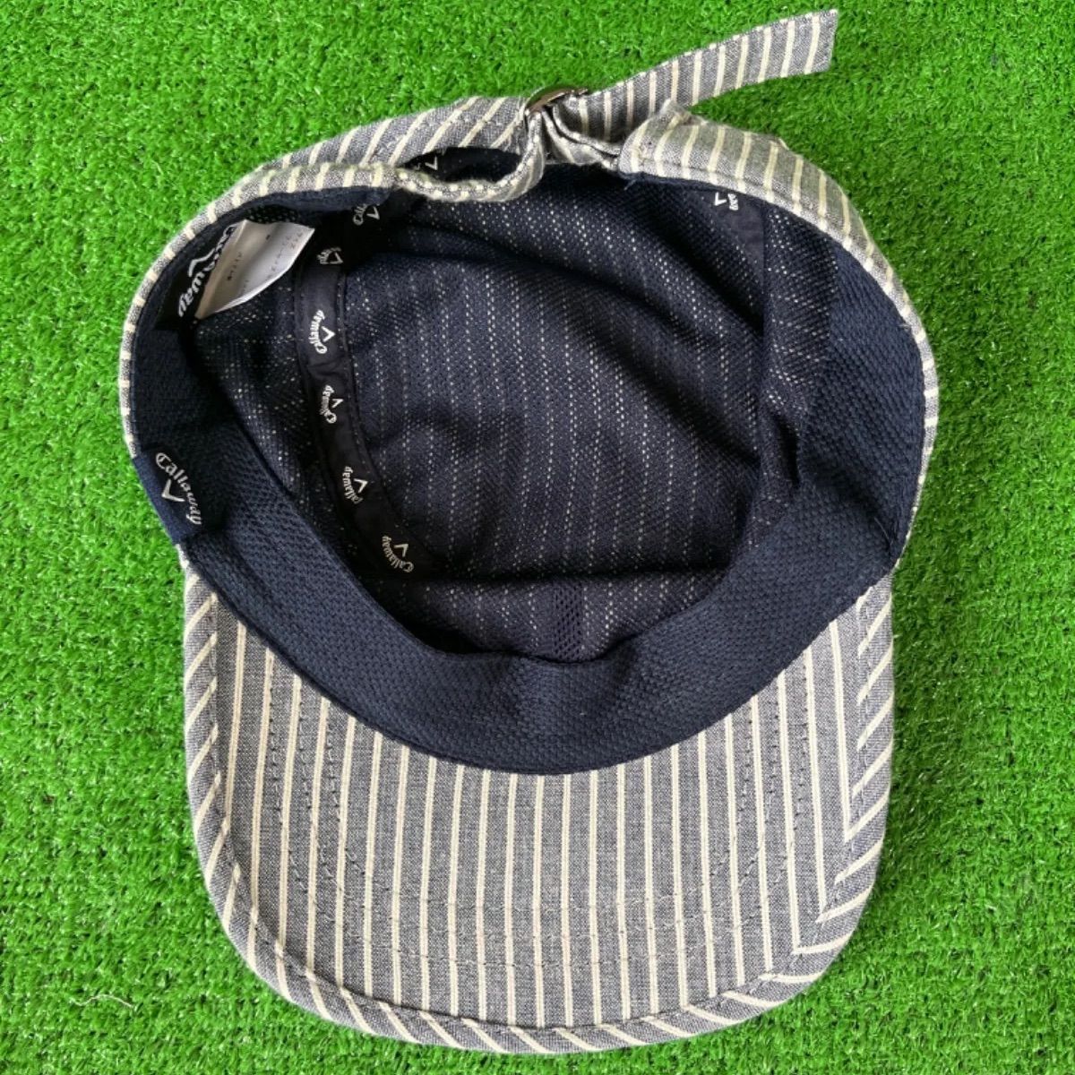 Callaway キャロウェイ コットン ストライプ ワークキャップスタイル