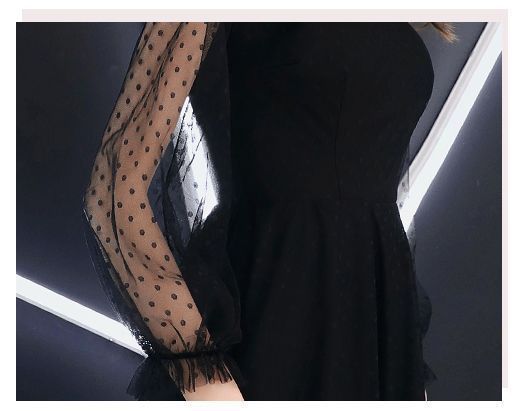 ドレス ハイネック