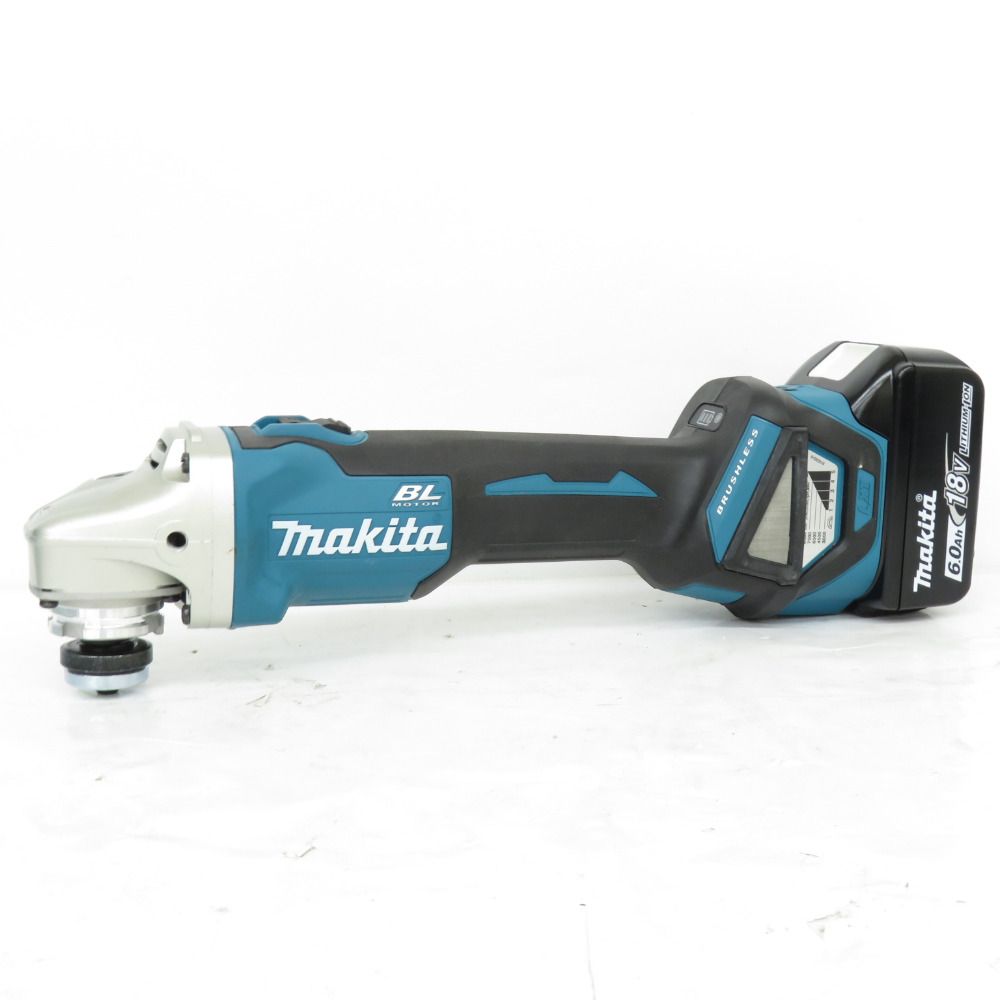 makita 18V 6.0Ah 100mm 充電式ディスクグラインダ スライドスイッチ