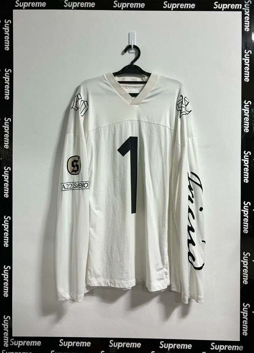seo s|e|o エスイーオー ロングスリーブ Tシャツ NO 1 JERSEY TOP IVORY
