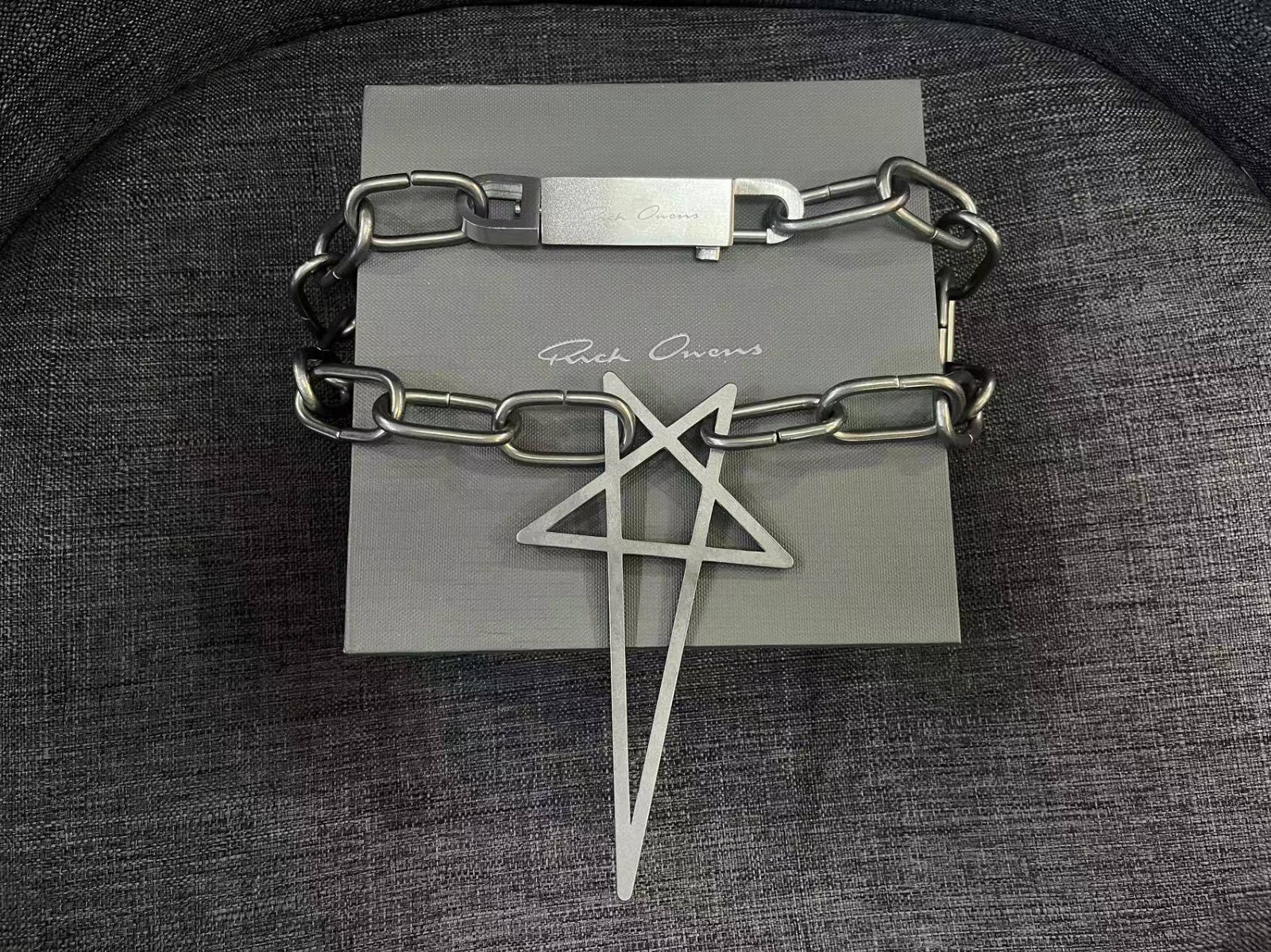 Rick Owens SS20 Pentagram Choker