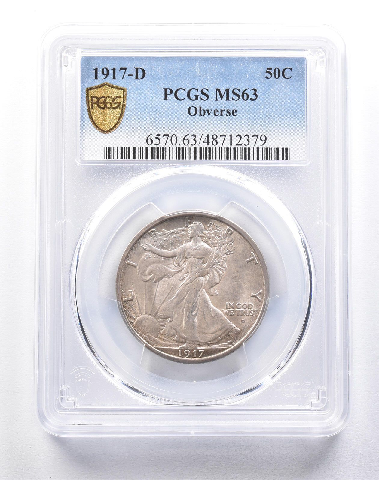 1917-D ウォーキング・リバティ・ハーフダラー MS63 PCGS 1943年 ウォーキング リバティ ハーフダラー 銀貨 50セント シルバー  イーグル アメリカ合衆国造幣局 フィラデルフィア MS-68 PCGS ヴィンテージコインの販売 | 金貨や銀貨のご購入は「金銀の貯金箱」