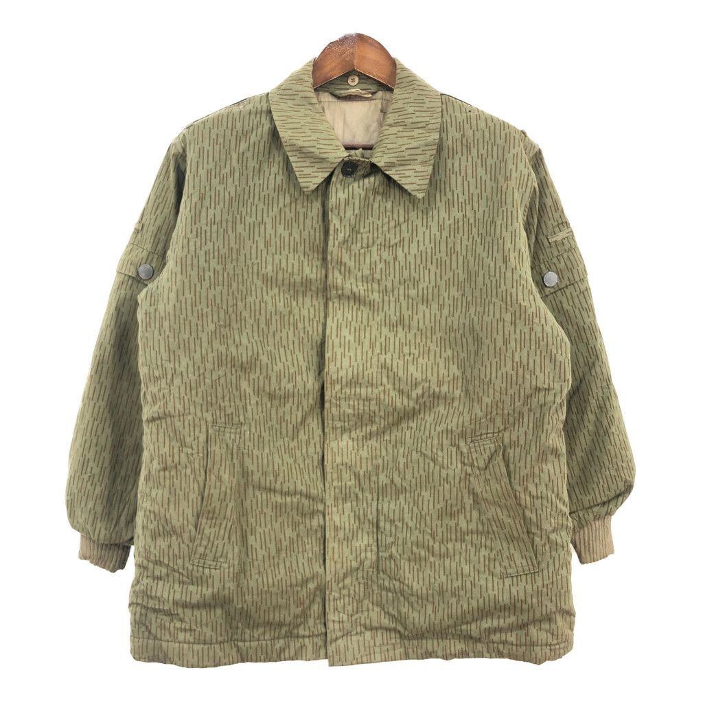 80s ユーロミリタリー 東ドイツ軍 NVA レインカモジャケット 古着 古着 80s 東ドイツ軍 NVA レイン ドロップ カモ 迷彩 ミリタリー