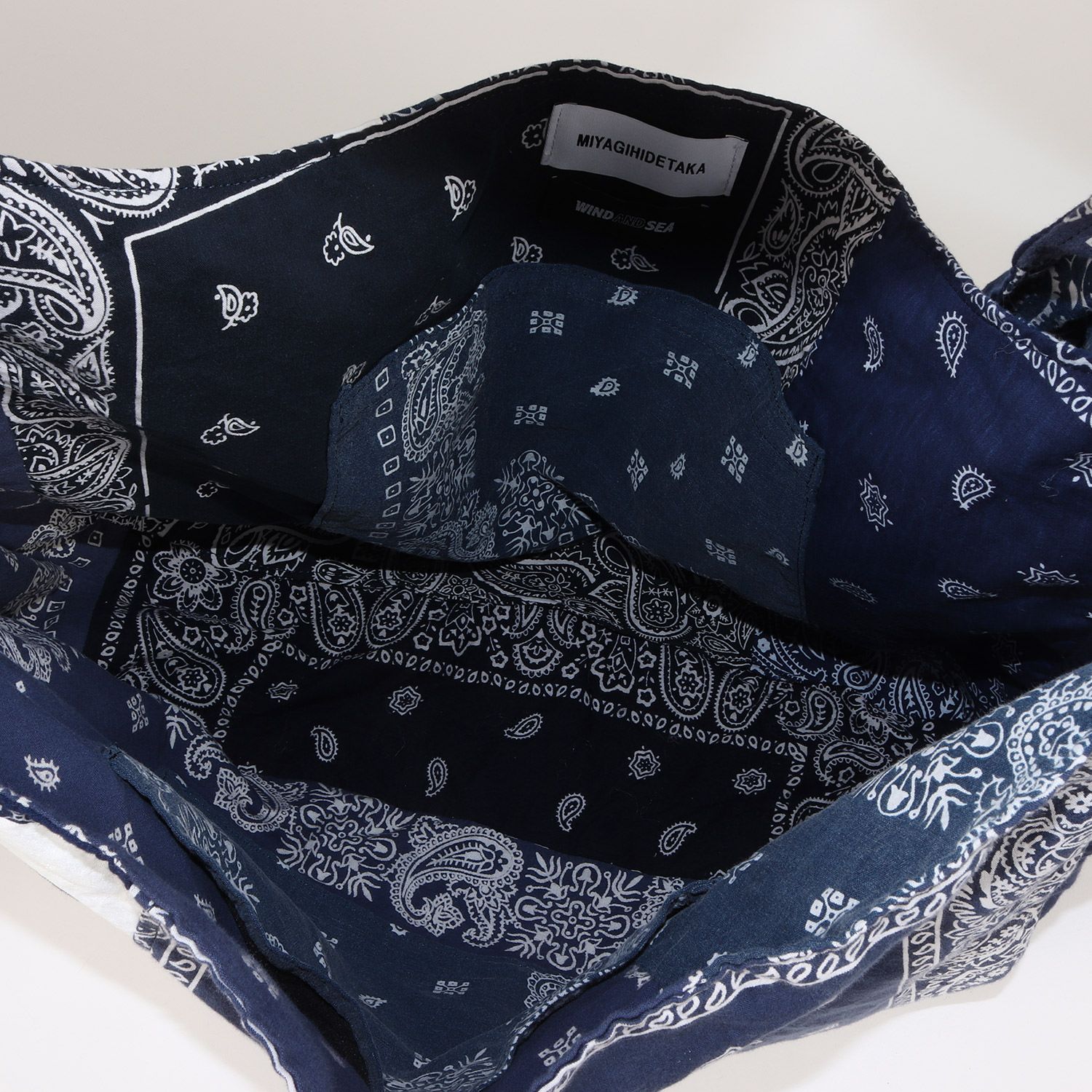 MIYAGI HIDETAKA ミヤギ ヒデタカ バッグ 24SS WIND AND SEA バンダナ 