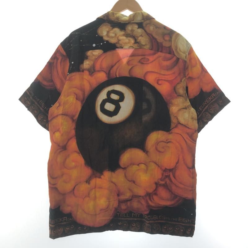大好評。 Supreme 19FW Martin Wong Supreme 8-Ball Rayon S S Shirt 半袖シャツ L オレンジ シュプリーム 10