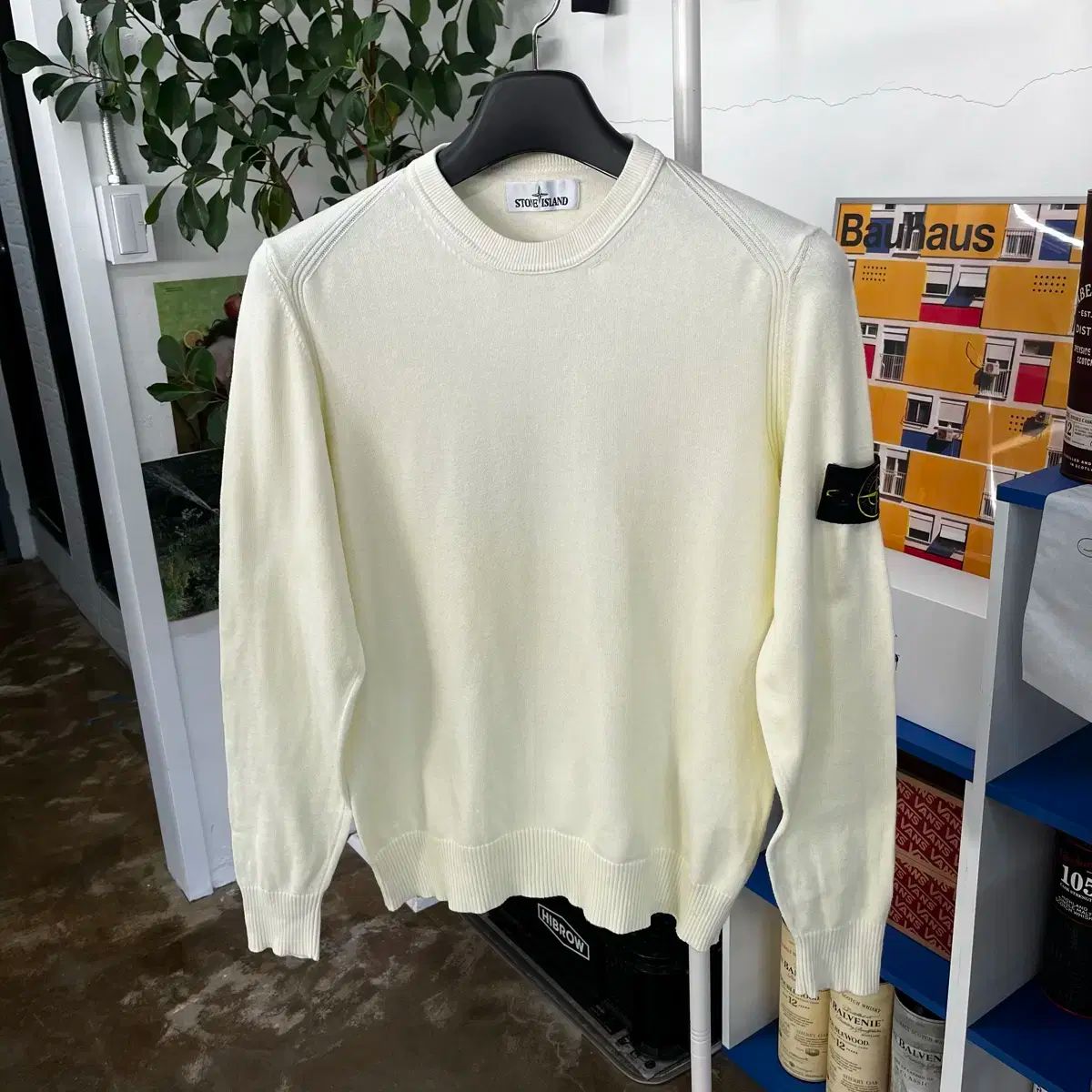 【雷市場（ポンジャン）商品韓国直送】 STONE ISLAND(ストーンアイランド) クルーネック ニット セーター M