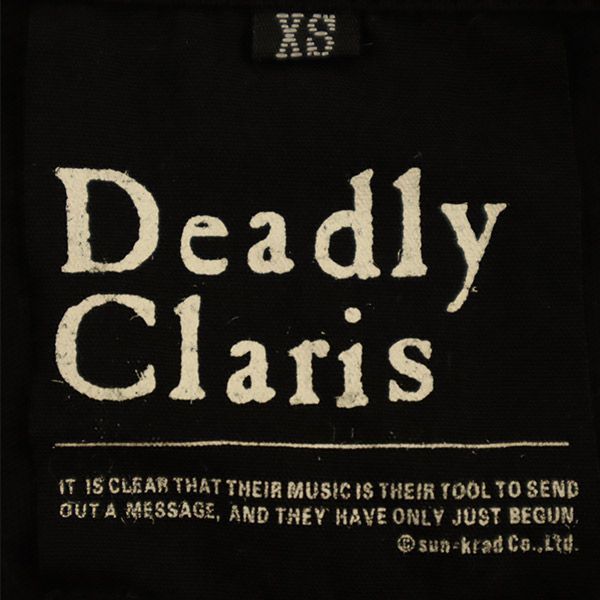 デッドリークラリス ディルアングレイ プリント 半袖 Tシャツ XS