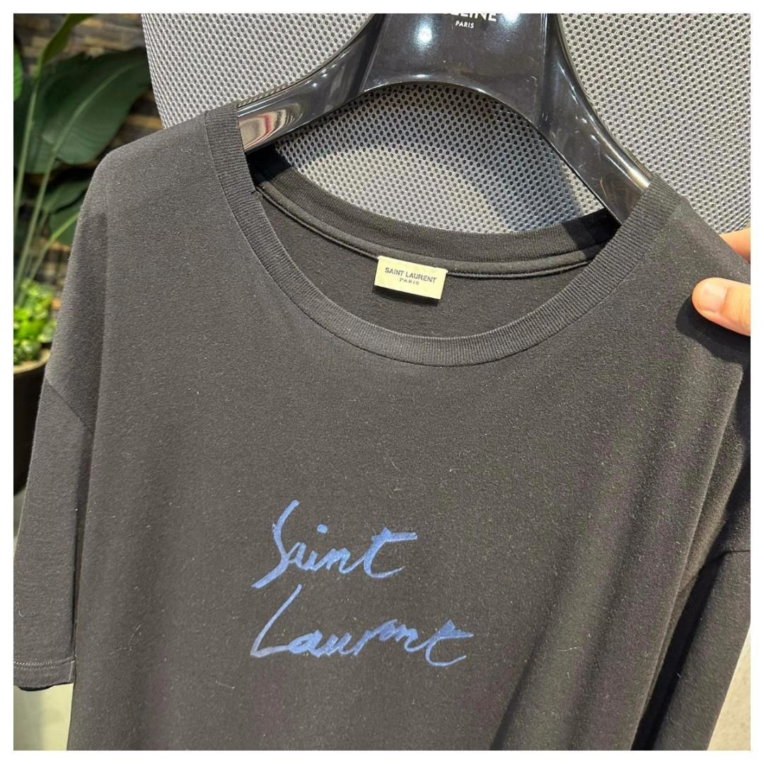 YSL サンローランパリ 447H L 半袖 Tシャツ プルオーバー メンズ