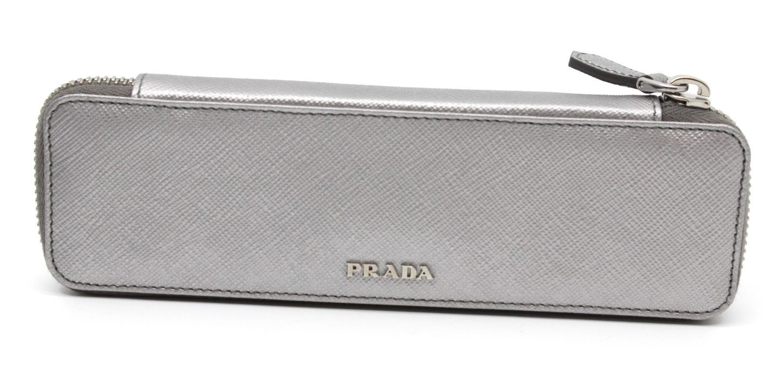 PRADA シルバー ペンケース 鉛筆付き プラダ ペンケース 筆箱 鉛筆付 ステーショナリー 筆記用具