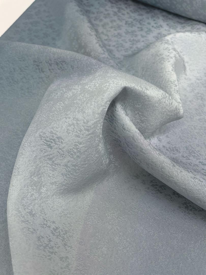 小紋 紋意匠 縦ぼかし ブルーグレー色系 正絹 反物 - メルカリ