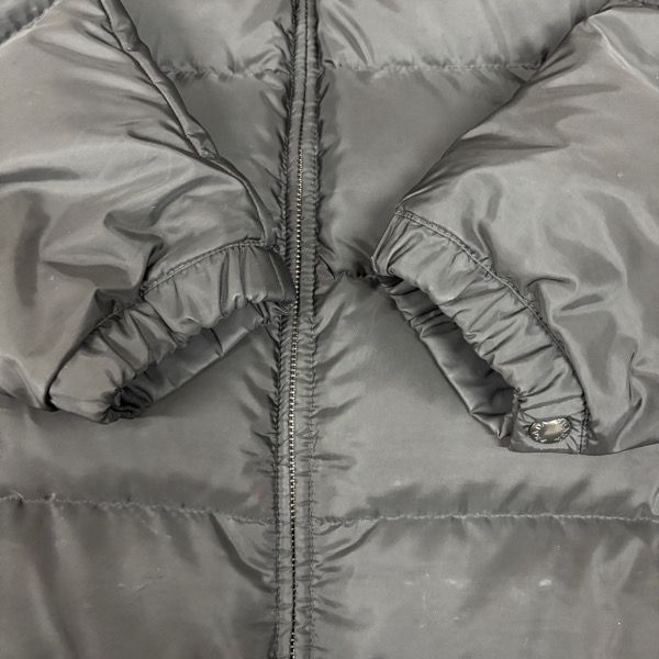 PRADA/プラダ NYLON PIUMA NERO トライアングル ロゴ プレート ダウン