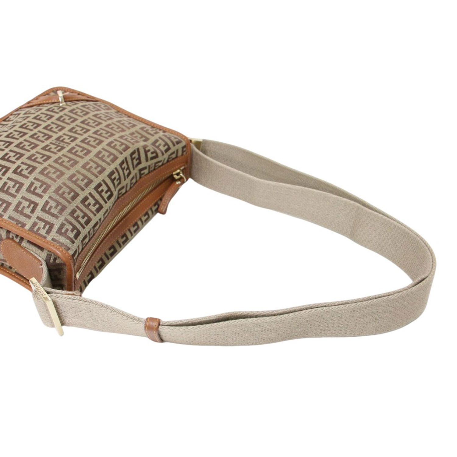 FENDI フェンディ バッグ ショルダーバッグ ズッカ柄 ベージュ 