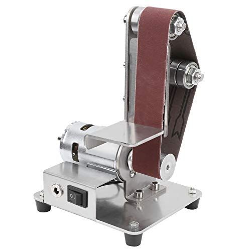 Fafeicy ベルトサンダー 電動サンダー ミニ電動ベルトサンダー 775 グラインダー ミニ電動ベルトサンダー DIY研磨研削盤 110 240V 96W US