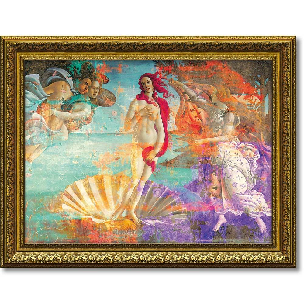 アンティーク絵画 絵画 エリック シェスティエール「ボッティチェッリ ビーナス」 額入り