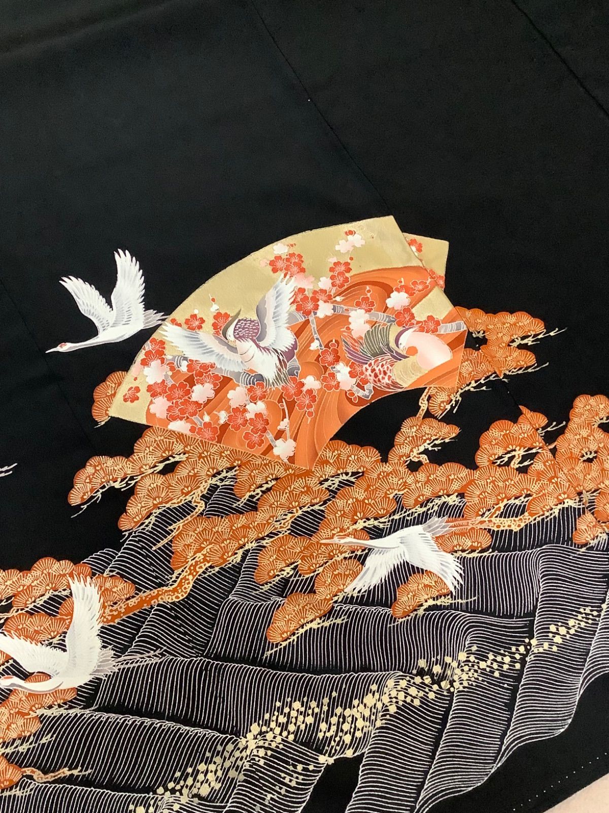 時代 古布 江戸 縮緬 半襦袢 袖無 金刺繍 アンティーク着物 正絹 リメイク 楽天市場】アンティーク 名古屋帯 檜扇に百花模様 刺繍 繻子