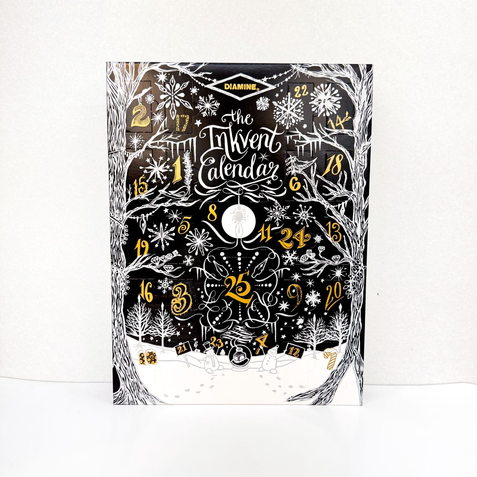 再入荷 DIAMINE ダイアミン ボトルインク 2025 クリスマス インクベントカレンダー ブラックエディション