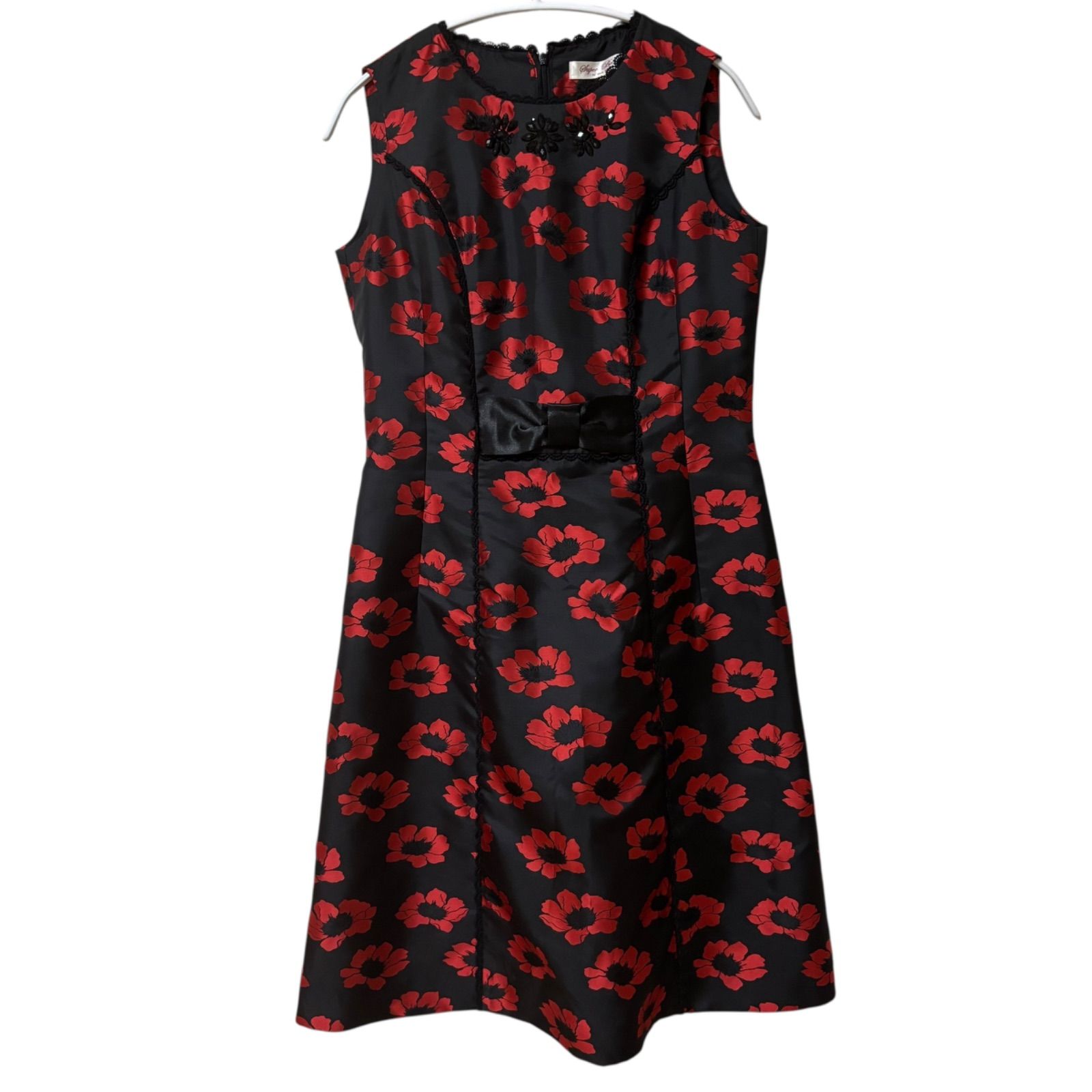 Super Beauty 花柄ノースリーブワンピース 40 Super Beauty スーパー