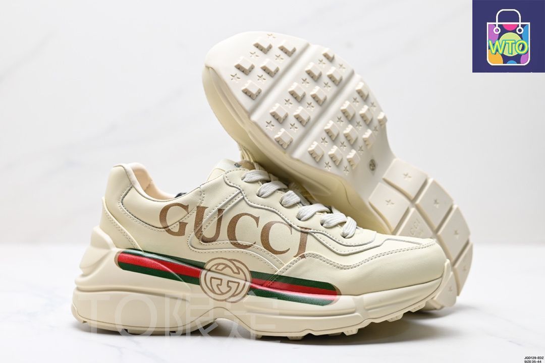 グッチ GUCCI ダディーシューズ ライトン シリーズ レトロ厚底