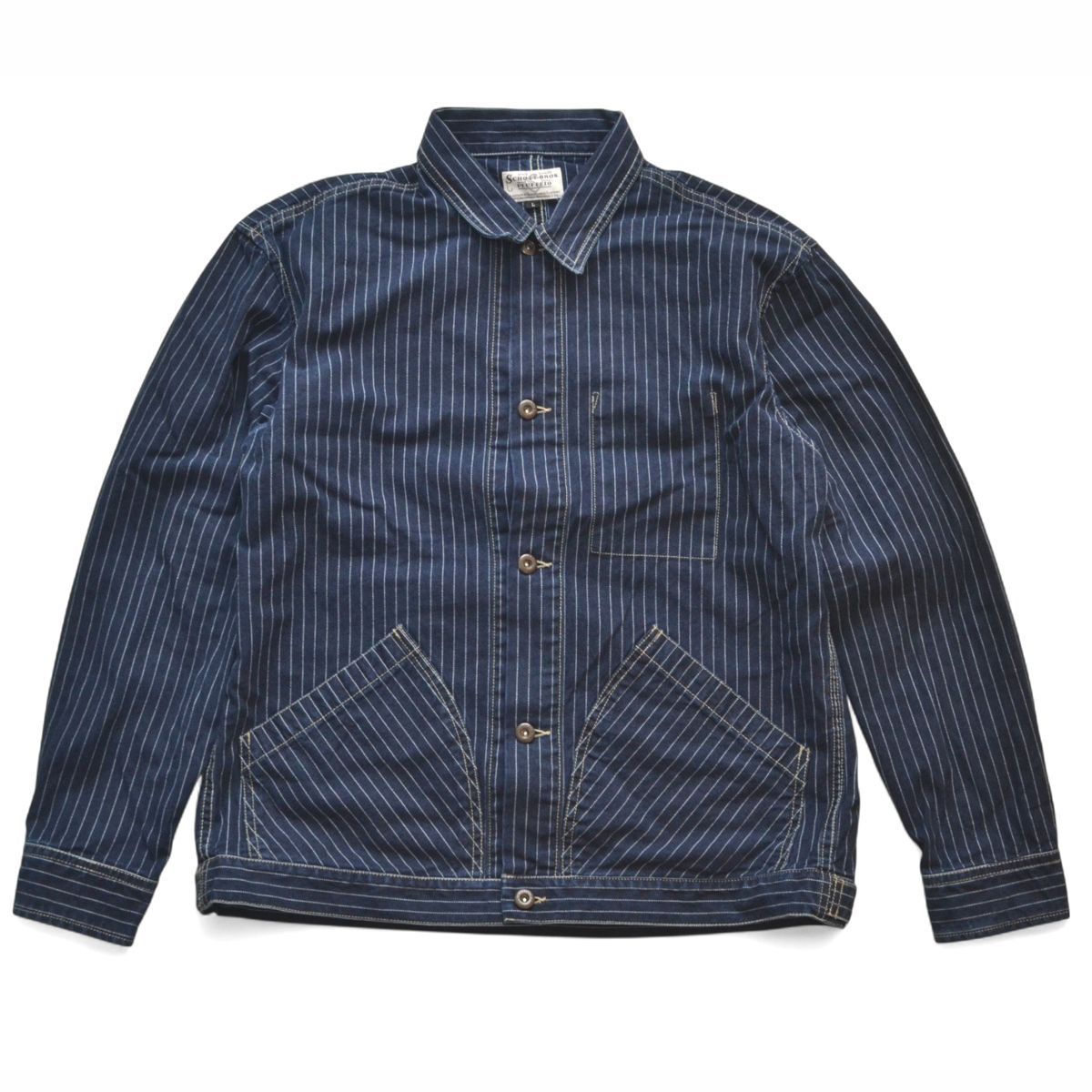 Schott ショット OLD HICKORY DENIM JACKET INDIGO オールドヒッコリー 