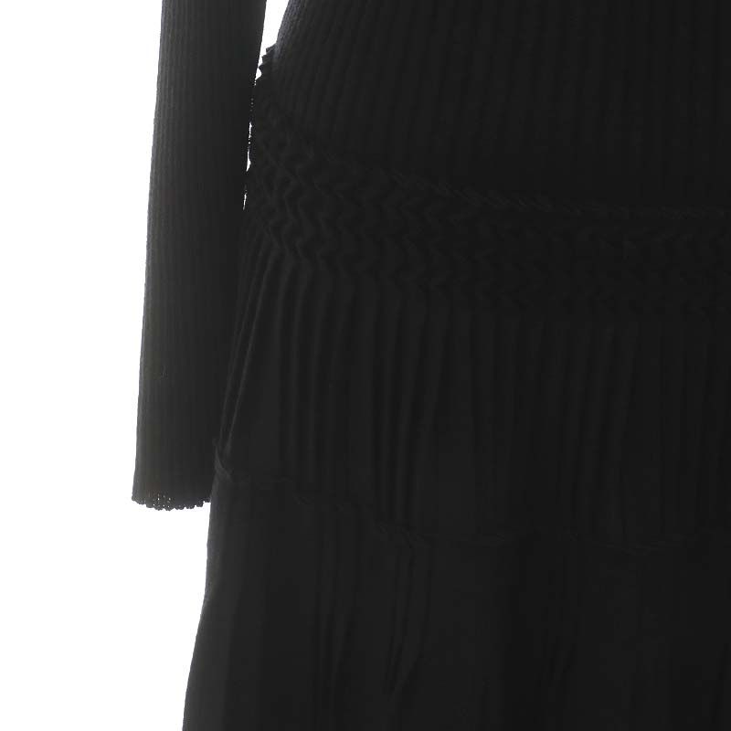 CHANEL シャネル ニット ワンピース レディース 36 ブラック