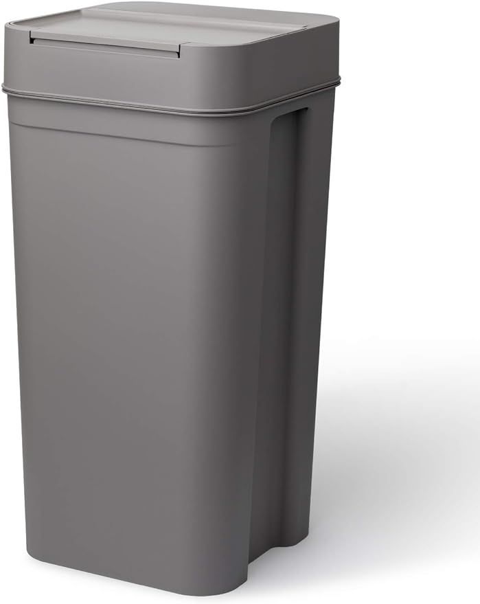 Likeit 蓋付きゴミ箱 防臭 キッチンゴミ箱 防臭 密閉45 密閉ゴミ箱 グレー 約45L LBDー03 匂いなし