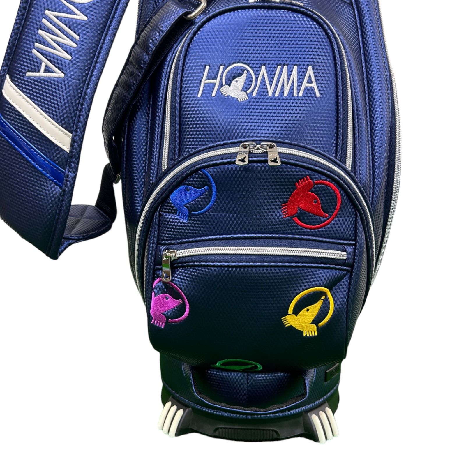 美品】HONMA 本間ゴルフ キャディーバッグ 8.5型 約3.1kg 47 美品】HONMA 本間ゴルフ キャディーバッグ 8.5型 約3.1kg 47