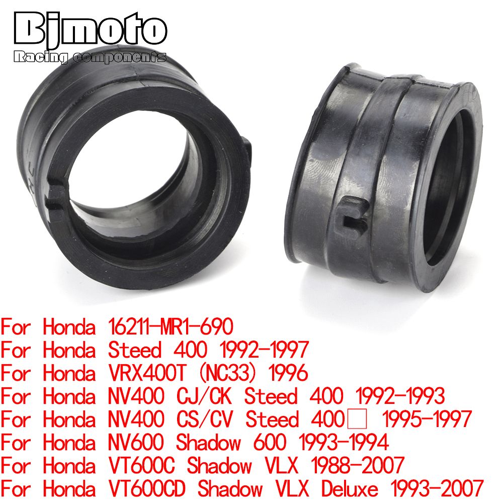 2個セット バイク キャブレターインターフェースマニホールド