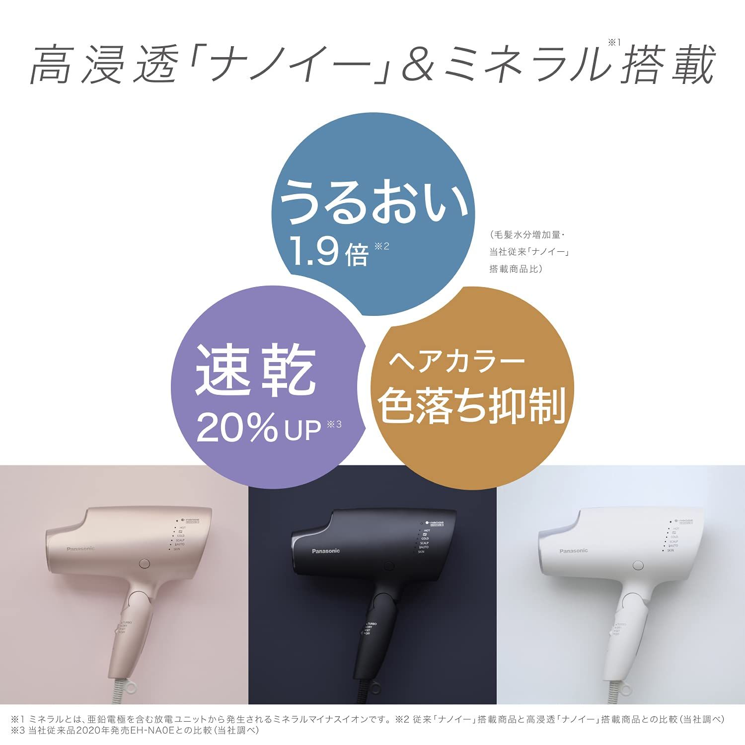 パナソニック ヘアドライヤー ナノケア 高浸透「ナノイー」搭載 EH-CNA0B 楽天市場】パナソニック ヘアドライヤー ナノケア 高浸透