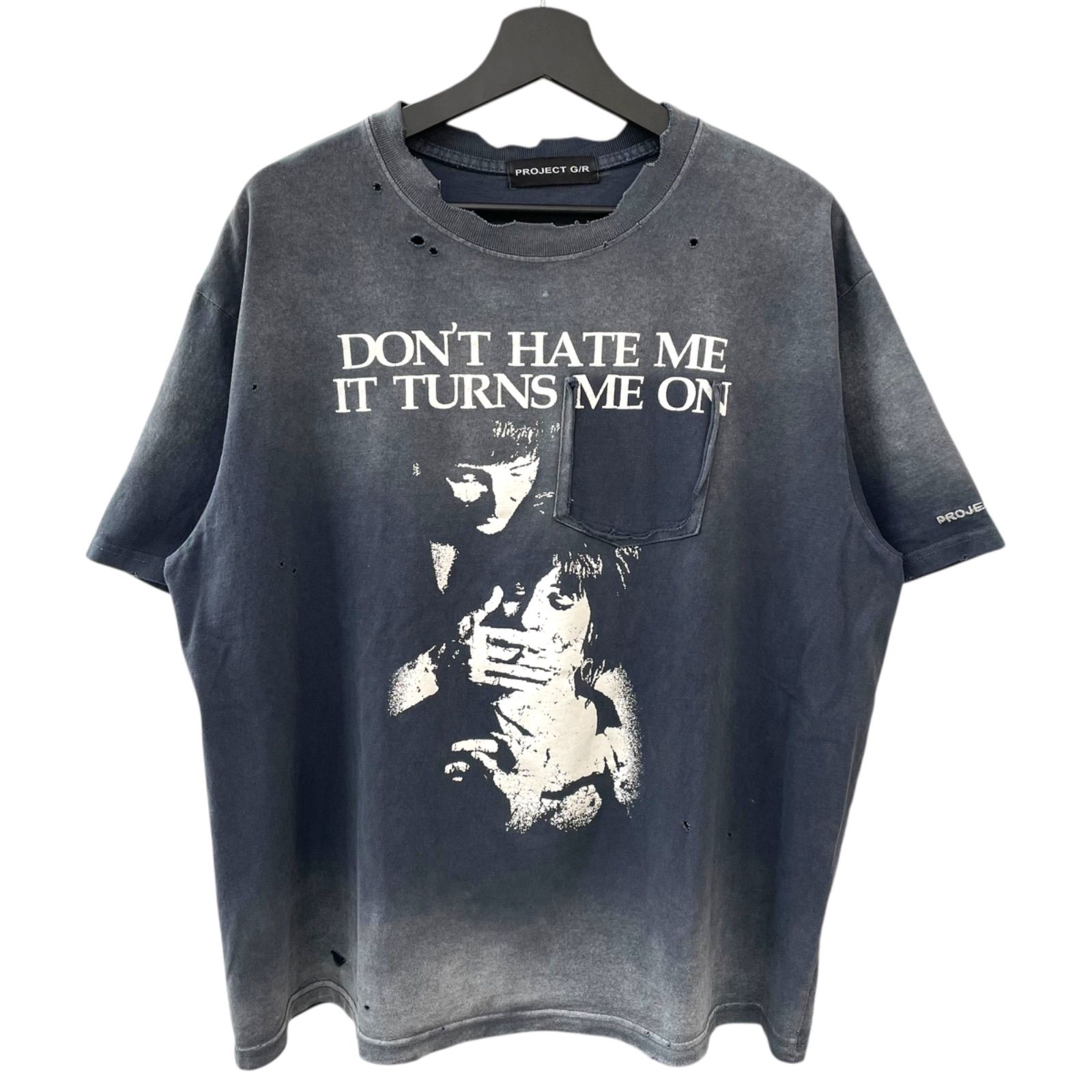 PROJECT G/R】WASHED LOCALLY HATED T-SHIRT プロジェクトジー