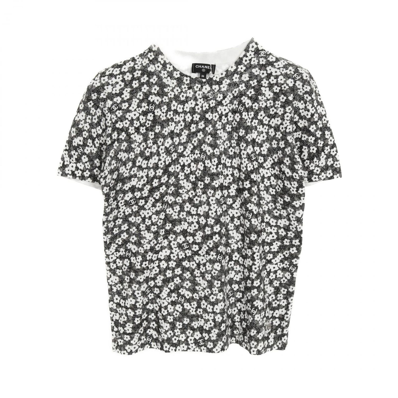 シャネル CHANEL カットソー ココマーク P77924 グレー コットン