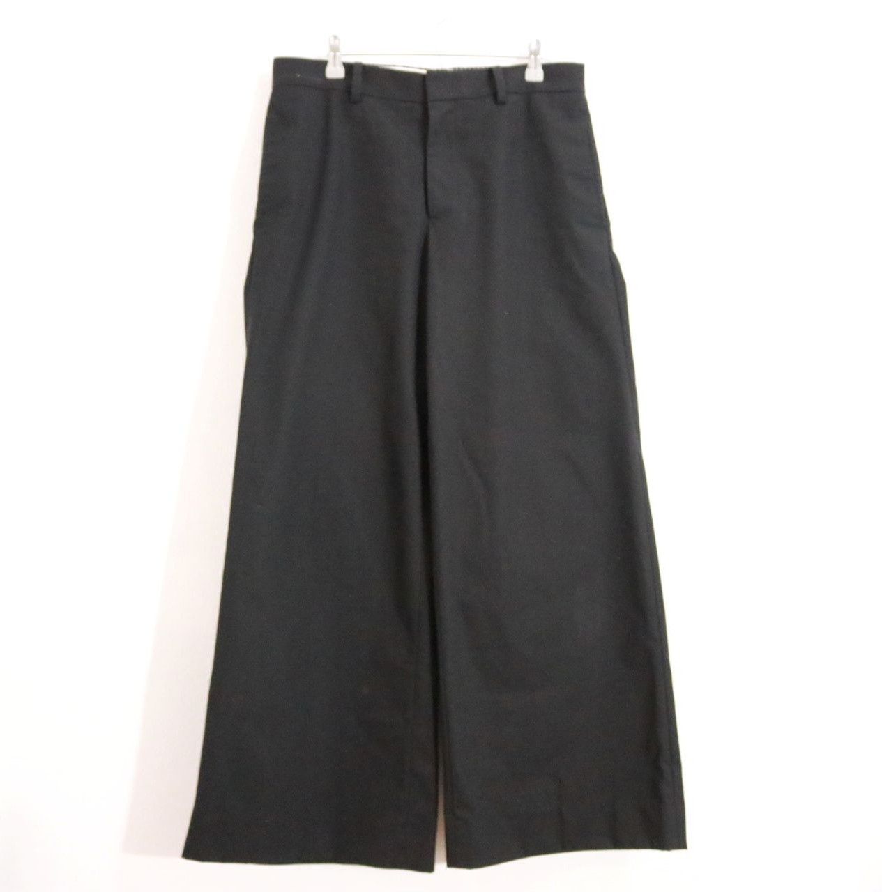 A Sasquatchfabrix. サスクワッチファブリックス L メンズ フ パンツ FLARE SILHOUETTE SLACKS 24SS-PA9-016 黒 A 古着