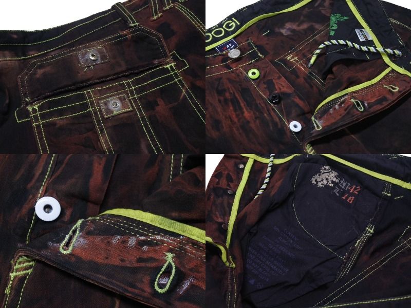 COOGI クージー バギーカーゴショーツ サイズ42 コットン ブラック  